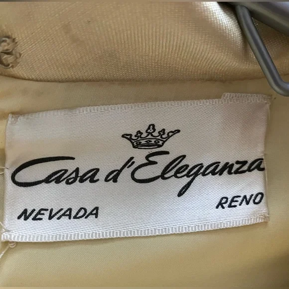 60’s inspired vintage mini dress with GORGEOUS beaded sleeves! - Picture 3 of 3